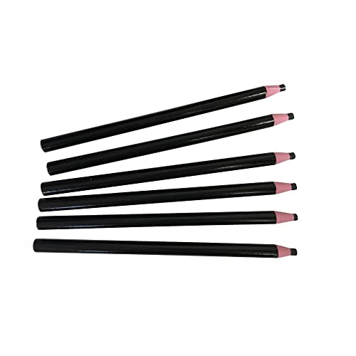 Janrax Packung mit 12 Schwarz Chinagraph Bleistifte durch - Peel Off China Marker von Janrax