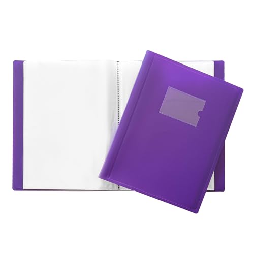 Janrax Sichtbuch, A4, flexibler Einband, 150 Fächer, Violett Janrax Sichtbuch, A4, flexibler Einband, 150 Fächer, Violett von Janrax