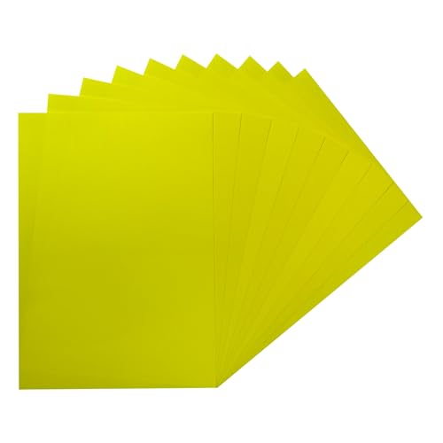 Packung mit 1000 A5-Papieren, fluoreszierend, Gelb, 75 g/m² von Janrax