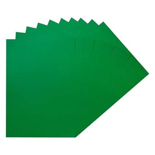 Packung mit 1000 dunkelgrünen A5-Papieren, 75 g/m² von Janrax