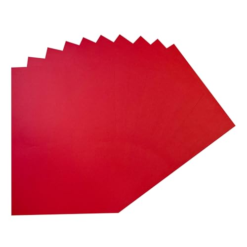 Packung mit 1000 dunkelroten A4-Papieren, 75 g/m² von Janrax