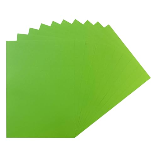 Packung mit 1000 hellgrünen A5-Papieren, 75 g/m² von Janrax