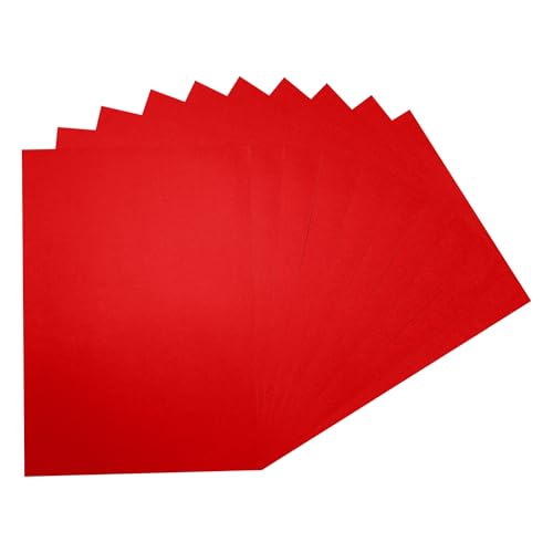 Packung mit 1000 roten A4-Papieren, 75 g/m² von Janrax