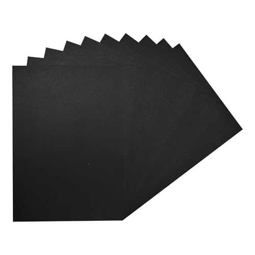 Packung mit 1000 schwarzen A4-Papieren, 75 g/m² von Janrax