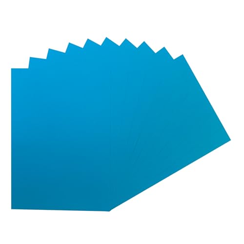 Packung mit 250 Blatt im A5-Format, blau, 160 g/m² von Janrax