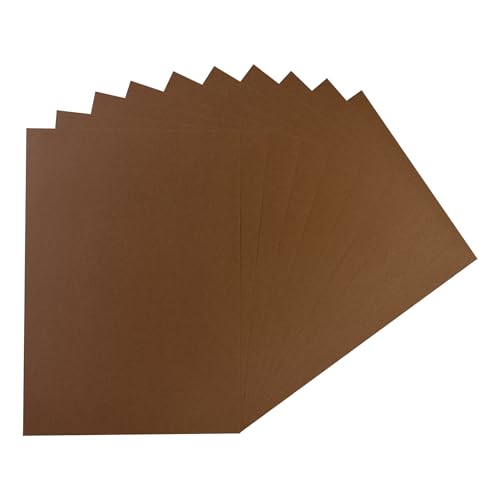 Packung mit 250 braunen A5-Kartons, 160 g/m² von Janrax
