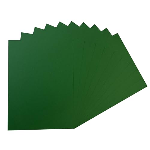 Packung mit 250 dunkelgrünen A5-Kartons, 160 g/m² von Janrax