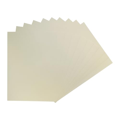 Packung mit 250 elfenbeinfarbenen A4-Kartons, 160 g/m² von Janrax
