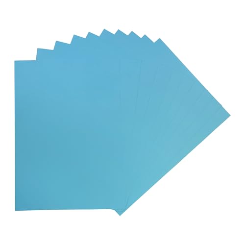 Packung mit 250 hellblauen A4-Kartons, 160 g/m² von Janrax