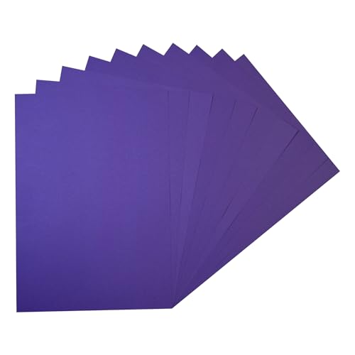 Packung mit 500 Blatt A4, Violett/Violett, 75 g/m² von Janrax