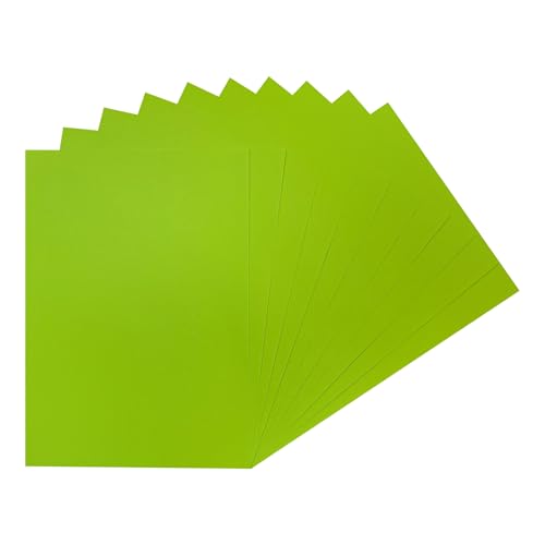 Packung mit 500 Blatt A4, fluoreszierendes Grün, 75 g/m² von Janrax