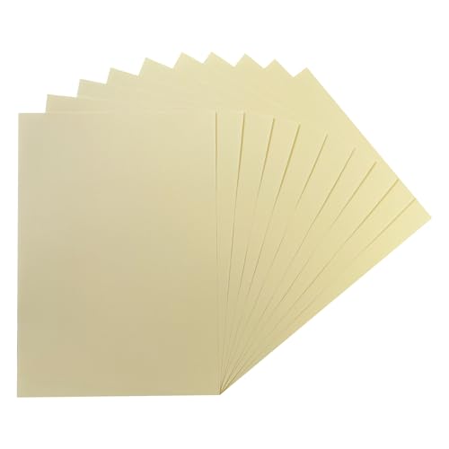 Packung mit 500 Stück, A5, elfenbeinfarbenes Papier, 75 g/m² von Janrax