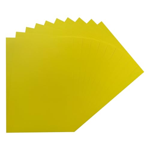 Packung mit 500 hellgelben A5-Papieren, 75 g/m² von Janrax
