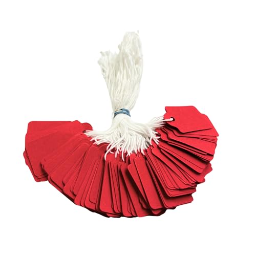 Preisschilder, mittelgroß, rot, 25 x 39 mm, 4800 Stück Preisschilder, mittelgroß, rot, 25 x 39 mm, 4800 Stück von Janrax