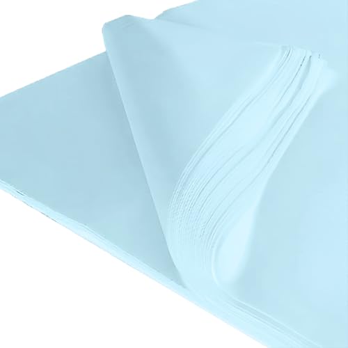 Seidenpapier, 500 x 750 mm, 480 Blatt pro Ries, Babyblau Seidenpapier, 500 x 750 mm, 480 Blatt pro Ries, Babyblau von Janrax