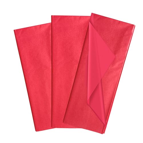 Seidenpapier, säurefrei, 50 x 70 cm, Kirschrot, 200 Stück Seidenpapier, säurefrei, 50 x 70 cm, Kirschrot, 200 Stück von Janrax