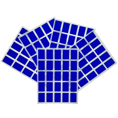 Selbstklebende Etiketten, rechteckig, 12 x 18 mm, Blau, 1250 Stück Selbstklebende Etiketten, rechteckig, 12 x 18 mm, Blau, 1250 Stück von Janrax