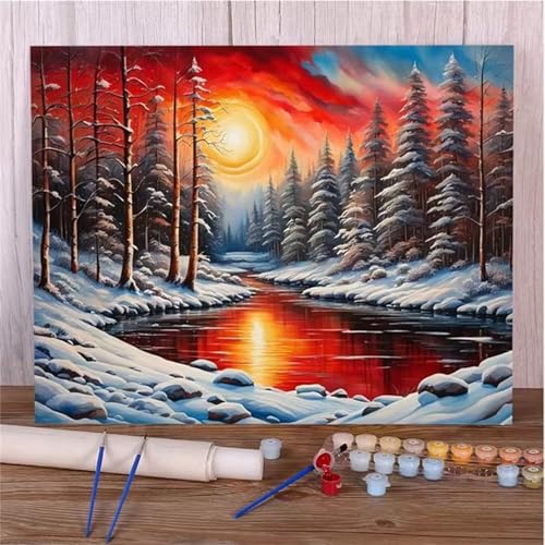 Januave Malen Nach Zahlen Erwachsene,Baum Sonne Paint by Numbers Malen nach Zahlen,mit rahmen DIY Pinseln und Acrylfarben Handgemalt Ölgemälde Leinwand Bastelset Kit für Home Wand Dekor 30x40cm Januave Malen Nach Zahlen Erwachsene,Baum Sonne Paint by Numbers Malen nach Zahlen,mit rahmen DIY Pinseln und Acrylfarben Handgemalt Ölgemälde Leinwand Bastelset Kit für Home Wand Dekor 30x40cm von Januave