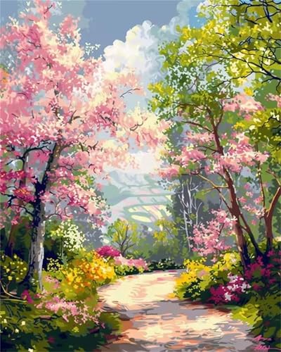 Januave Malen Nach Zahlen Erwachsene,Pfad Traumbaum Paint by Numbers Malen nach Zahlen,mit rahmen DIY Pinseln und Acrylfarben Handgemalt Ölgemälde Leinwand Bastelset Kit für Home Wand Dekor 40x50cm Januave Malen Nach Zahlen Erwachsene,Pfad Traumbaum Paint by Numbers Malen nach Zahlen,mit rahmen DIY Pinseln und Acrylfarben Handgemalt Ölgemälde Leinwand Bastelset Kit für Home Wand Dekor 40x50cm von Januave