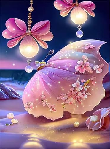 Januave Malen Nach Zahlen Erwachsene,Strand bei Nacht DIY Handgemalt Ölgemälde Leinwand Kits mit Pinsels und Acrylfarbe Als Geschenke und Heimdekoration(mit rahmen) 40x50cm von Januave