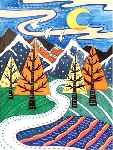 Januave Malen Nach Zahlen Erwachsene,Tal Baum Mond DIY Handgemalt Ölgemälde Leinwand Kit für Anfänger,Paint by Numbers mit Pinseln und Acrylfarbe für Geschenke und Wand Dekor 55x70cm(Ohne Rahmen) Januave Malen Nach Zahlen Erwachsene,Tal Baum Mond DIY Handgemalt Ölgemälde Leinwand Kit für Anfänger,Paint by Numbers mit Pinseln und Acrylfarbe für Geschenke und Wand Dekor 55x70cm(Ohne Rahmen) von Januave
