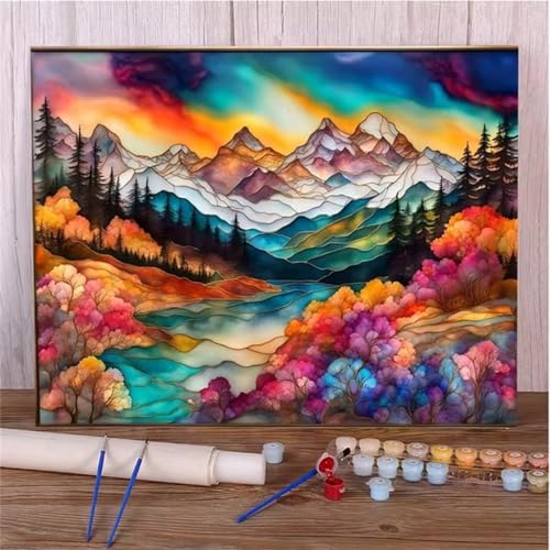 Januave Malen Nach Zahlen Erwachsene,Talfarbe Paint by Numbers Malen nach Zahlen,mit rahmen DIY Pinseln und Acrylfarben Handgemalt Ölgemälde Leinwand Bastelset Kit für Home Wand Dekor 50x65cm Januave Malen Nach Zahlen Erwachsene,Talfarbe Paint by Numbers Malen nach Zahlen,mit rahmen DIY Pinseln und Acrylfarben Handgemalt Ölgemälde Leinwand Bastelset Kit für Home Wand Dekor 50x65cm von Januave