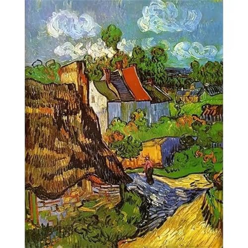 Paint by Number for Adults,House Village Acrylic Oil Painting by Numbers Kits for Beginner,with Brushes Without Frame DIY Canvas Art Painting for Home Wall Decor Gift 30x40cm Paint by Number for Adults,House Village Acrylic Oil Painting by Numbers Kits for Beginner,with Brushes Without Frame DIY Canvas Art Painting for Home Wall Decor Gift 30x40cm von Januave