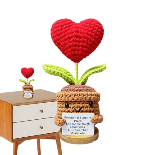 Emotionale Unterstützung gestrickte Blume, handgemachte Häkelblumen | Emotionale Unterstützung Lustige Häkelblume - Gestrickte Blumen für emotionale Unterstützung, lustige -Häkelblumen, klein Emotionale Unterstützung gestrickte Blume, handgemachte Häkelblumen | Emotionale Unterstützung Lustige Häkelblume - Gestrickte Blumen für emotionale Unterstützung, lustige -Häkelblumen, klein von Janurium