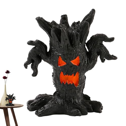 Halloween Baumrinde Gesichter - Realistische und gruselige Halloween Baumstatue | Tischornament, Halloween Indoor Outdoor Dekoration für Party Spukhaus Halloween Baumrinde Gesichter - Realistische und gruselige Halloween Baumstatue | Tischornament, Halloween Indoor Outdoor Dekoration für Party Spukhaus von Janurium