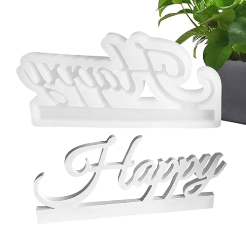 Janurium Silikon-Buchstabenformen | Happy Gipsform – Silikonformen für Beton, Gips, Aromatherapie, Kerzenhalter, Einsatz, Gießform, Heimdekoration Janurium Silikon-Buchstabenformen | Happy Gipsform – Silikonformen für Beton, Gips, Aromatherapie, Kerzenhalter, Einsatz, Gießform, Heimdekoration von Janurium
