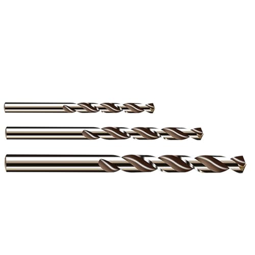 3-teiliger Kobalt-Bohrersatz, M35 HSS Metall-Bohrer in Standardlänge, geeignet zum Bohren in Hartmetall, Edelstahl und Gusseisen (6.5mm+8mm+9.5mm) von Janzoom