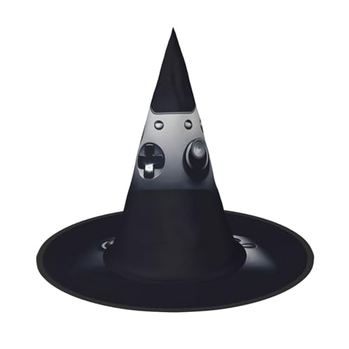 Gaming-Controller-Muster, Halloween-Hut – Erwachsenenkostüm-Zubehör für Party & Maskerade, perfekt für Halloween, Karneval, Cosplay Gaming-Controller-Muster, Halloween-Hut – Erwachsenenkostüm-Zubehör für Party & Maskerade, perfekt für Halloween, Karneval, Cosplay von JaoXer