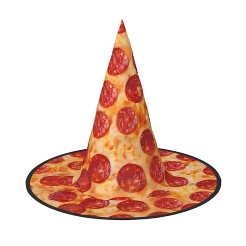 JaoXer 3D Pizza Pepperoni Halloween Hut - Erwachsene Kostüm Zubehör für Party & Maskerade, Perfekt für Halloween, Karneval, Cosplay JaoXer 3D Pizza Pepperoni Halloween Hut - Erwachsene Kostüm Zubehör für Party & Maskerade, Perfekt für Halloween, Karneval, Cosplay von JaoXer