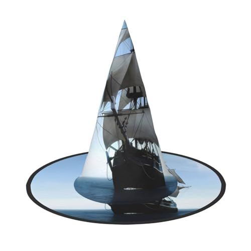 JaoXer Altes Segelschiff Halloween Hut - Erwachsenenkostüm-Zubehör für Party & Maskerade, perfekt für Halloween, Karneval, Cosplay JaoXer Altes Segelschiff Halloween Hut - Erwachsenenkostüm-Zubehör für Party & Maskerade, perfekt für Halloween, Karneval, Cosplay von JaoXer