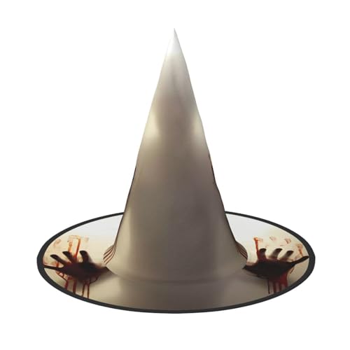 JaoXer Blutige Hände Halloween Hut - Erwachsenenkostüm-Zubehör für Party & Maskerade, perfekt für Halloween, Karneval, Cosplay JaoXer Blutige Hände Halloween Hut - Erwachsenenkostüm-Zubehör für Party & Maskerade, perfekt für Halloween, Karneval, Cosplay von JaoXer