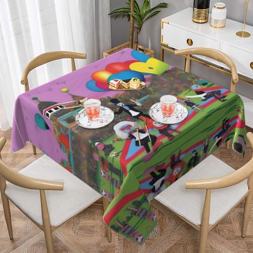 JaoXer Eine PetrifyingParade Tischdecke, quadratisch, perfekt für drinnen und draußen, Esstisch, Couchtisch und Bürokonferenzen JaoXer Eine PetrifyingParade Tischdecke, quadratisch, perfekt für drinnen und draußen, Esstisch, Couchtisch und Bürokonferenzen von JaoXer