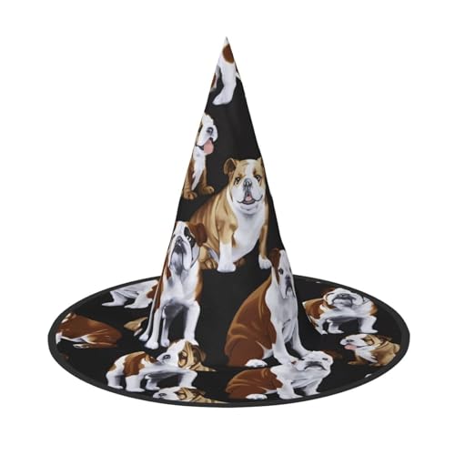 JaoXer Englische Bulldoggen Halloween Hut - Erwachsenenkostüm-Zubehör für Party & Maskerade, perfekt für Halloween, Karneval, Cosplay JaoXer Englische Bulldoggen Halloween Hut - Erwachsenenkostüm-Zubehör für Party & Maskerade, perfekt für Halloween, Karneval, Cosplay von JaoXer