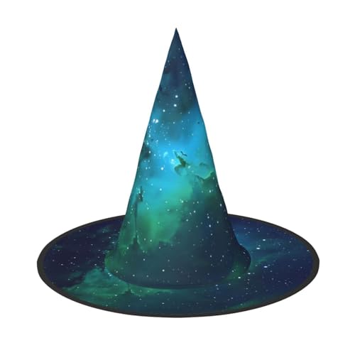 JaoXer Galaxy Green Halloween Hut - Erwachsene Kostüm Zubehör für Party & Maskerade, perfekt für Halloween, Karneval, Cosplay JaoXer Galaxy Green Halloween Hut - Erwachsene Kostüm Zubehör für Party & Maskerade, perfekt für Halloween, Karneval, Cosplay von JaoXer
