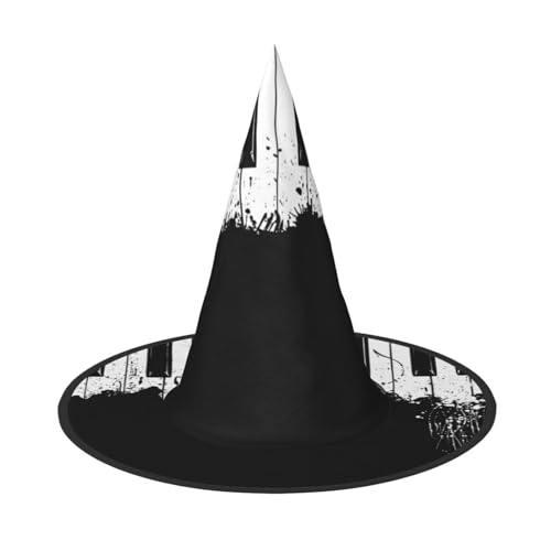 JaoXer Klavier Halloween Hut - Erwachsenenkostüm-Zubehör für Party & Maskerade, perfekt für Halloween, Karneval, Cosplay von JaoXer