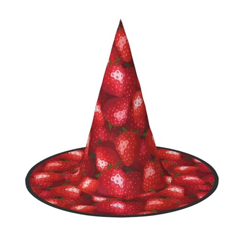 JaoXer Rote Erdbeere Halloween Hut - Erwachsenenkostüm-Zubehör für Party & Maskerade, perfekt für Halloween, Karneval, Cosplay JaoXer Rote Erdbeere Halloween Hut - Erwachsenenkostüm-Zubehör für Party & Maskerade, perfekt für Halloween, Karneval, Cosplay von JaoXer