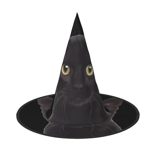 JaoXer Schwarze süße Katze, Halloween-Mütze, Kostümzubehör für Erwachsene für Party und Maskerade, perfekt für Halloween, Karneval, Cosplay JaoXer Schwarze süße Katze, Halloween-Mütze, Kostümzubehör für Erwachsene für Party und Maskerade, perfekt für Halloween, Karneval, Cosplay von JaoXer