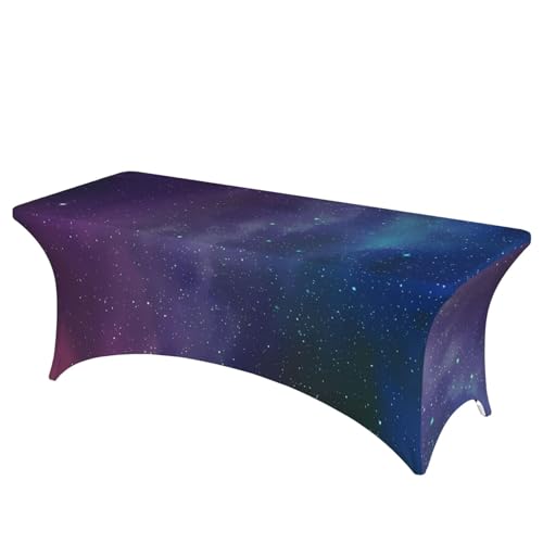 JaoXer Universum mit Sternen und Galaxie Interstellar-Druck, rechteckige Tischdecke, abwischbar, dehnbar, langlebig, für den Innen- und Außenbereich JaoXer Universum mit Sternen und Galaxie Interstellar-Druck, rechteckige Tischdecke, abwischbar, dehnbar, langlebig, für den Innen- und Außenbereich von JaoXer