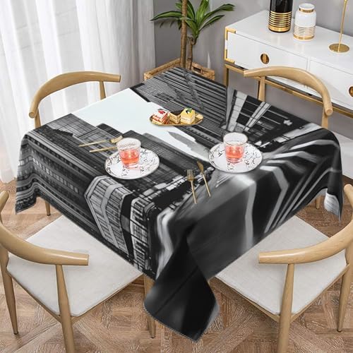 JaoXer aCity Tischdecke mit Straßendruck, quadratisch, perfekt für drinnen und draußen, Esstisch, Couchtisch und Bürokonferenzen JaoXer aCity Tischdecke mit Straßendruck, quadratisch, perfekt für drinnen und draußen, Esstisch, Couchtisch und Bürokonferenzen von JaoXer