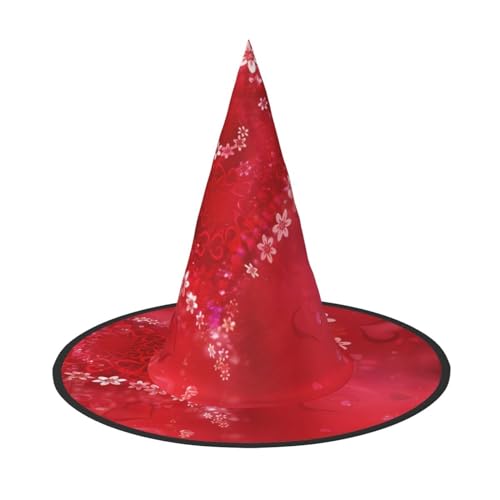 Valentinstag Rot Herz Blume Halloween Hut - Erwachsene Kostüm Zubehör für Party & Maskerade, Perfekt für Halloween, Karneval, Cosplay Valentinstag Rot Herz Blume Halloween Hut - Erwachsene Kostüm Zubehör für Party & Maskerade, Perfekt für Halloween, Karneval, Cosplay von JaoXer
