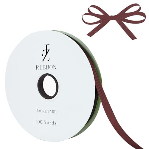 JaoZuyard Burgunderrotes Ripsband, 1,27 cm x 91,4 m, Burgunderrot, Ripsband zum Basteln, Geschenkverpacken, Haarschmuck, Hochzeitsdekoration, Nähen und Schleifen, Urlaubsdekoration, Geschenkbänder JaoZuyard Burgunderrotes Ripsband, 1,27 cm x 91,4 m, Burgunderrot, Ripsband zum Basteln, Geschenkverpacken, Haarschmuck, Hochzeitsdekoration, Nähen und Schleifen, Urlaubsdekoration, Geschenkbänder von JaoZuyard