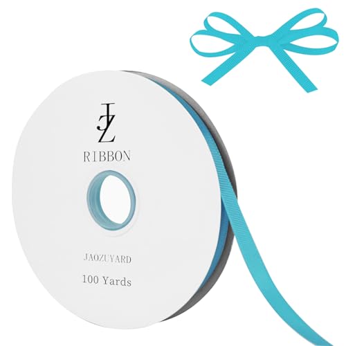 JaoZuyard Hellblaues Ripsband, 1,27 cm x 91,4 m, blaues Ripsband für Bastelarbeiten, Geschenkverpackungen, Haarschmuck, Hochzeitsdekoration, Nähen und Schleifen, Urlaubsdekoration, Geschenkbänder JaoZuyard Hellblaues Ripsband, 1,27 cm x 91,4 m, blaues Ripsband für Bastelarbeiten, Geschenkverpackungen, Haarschmuck, Hochzeitsdekoration, Nähen und Schleifen, Urlaubsdekoration, Geschenkbänder von JaoZuyard
