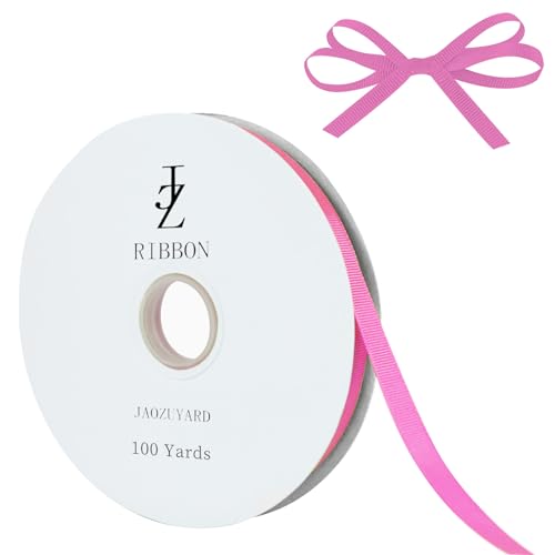 JaoZuyard Ripsband, 1,27 cm x 91,4 m, rosa Ripsband für Bastelarbeiten, Geschenkverpackungen, Haar-Accessoires, Hochzeitsdekoration, Nähen und Schleifen, Urlaubsdekoration, Geschenkbänder JaoZuyard Ripsband, 1,27 cm x 91,4 m, rosa Ripsband für Bastelarbeiten, Geschenkverpackungen, Haar-Accessoires, Hochzeitsdekoration, Nähen und Schleifen, Urlaubsdekoration, Geschenkbänder von JaoZuyard