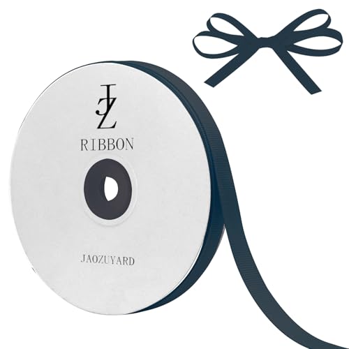 JaoZuyard Ripsband in Marineblau, 0,9 cm x 45,7 m, marineblaues Ripsband für Bastelarbeiten, Geschenkverpackungen, Haar-Accessoires, Hochzeitsdekoration, Nähen und Schleifen, Urlaubsdekoration JaoZuyard Ripsband in Marineblau, 0,9 cm x 45,7 m, marineblaues Ripsband für Bastelarbeiten, Geschenkverpackungen, Haar-Accessoires, Hochzeitsdekoration, Nähen und Schleifen, Urlaubsdekoration von JaoZuyard