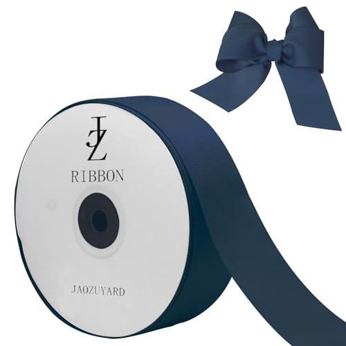 JaoZuyard Ripsband in Marineblau, 3,8 cm x 45,7 m, marineblaues Ripsband für Bastelarbeiten, Geschenkverpackungen, Haar-Accessoires, Hochzeitsdekoration, Nähen und Schleifen, Urlaubsdekoration JaoZuyard Ripsband in Marineblau, 3,8 cm x 45,7 m, marineblaues Ripsband für Bastelarbeiten, Geschenkverpackungen, Haar-Accessoires, Hochzeitsdekoration, Nähen und Schleifen, Urlaubsdekoration von JaoZuyard