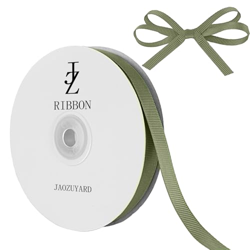 JaoZuyard Salbeigrünes Ripsband, 1,27 cm x 45,7 m, Salbeigrün für Bastelarbeiten, Geschenkverpackungen, Haarschmuck, Hochzeitsdekoration, Nähen und Schleifen, Urlaubsdekoration, Geschenkbänder JaoZuyard Salbeigrünes Ripsband, 1,27 cm x 45,7 m, Salbeigrün für Bastelarbeiten, Geschenkverpackungen, Haarschmuck, Hochzeitsdekoration, Nähen und Schleifen, Urlaubsdekoration, Geschenkbänder von JaoZuyard